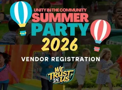 Vendor Registration - Unity In The Community 2026